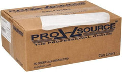 PRO-SOURCE - 0.63 mil Thick, Household/Office Trash Bags - 40" Wide x 48" High, Clear - Industrial Tool & Supply