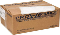 PRO-SOURCE - 0.67 mil Thick, Household/Office Trash Bags - 38" Wide x 60" High, Clear - Industrial Tool & Supply