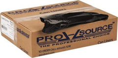 PRO-SOURCE - 1 mil Thick, Heavy-Duty Trash Bags - 43" Wide x 48" High, Black - Industrial Tool & Supply