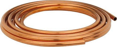 Mueller Industries - 20' Long, 1/2" OD x 3/8" ID, Copper Seamless Tube - 0.035" Wall Thickness, 0.198 Ft/Lb - Industrial Tool & Supply