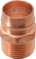 B&K Mueller - 3/4" Copper Pipe Male Adapter - C X M, Presoldered - Industrial Tool & Supply