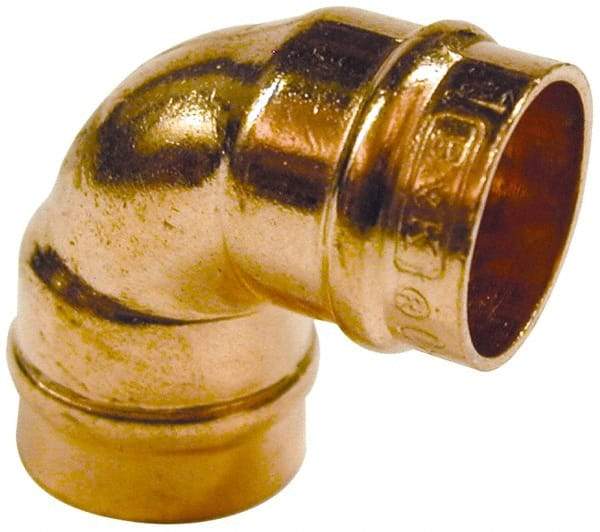 B&K Mueller - 1" Copper Pipe 90° Elbow - C x C, Presoldered - Industrial Tool & Supply