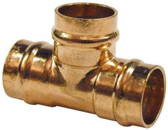 B&K Mueller - 1" Copper Pipe Tee - C x C x C, Presoldered - Industrial Tool & Supply