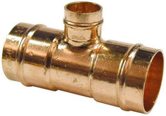 B&K Mueller - 1 x 1 x 1/2" Copper Pipe Tee - C x C x C, Presoldered - Industrial Tool & Supply