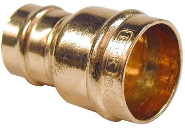 B&K Mueller - 1 x 3/4" Copper Pipe Reducer Coupling - C x C, Presoldered - Industrial Tool & Supply