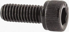 Value Collection - #10-32 UNF Hex Socket Drive, Socket Cap Screw - Alloy Steel, Black Oxide Finish, Fully Threaded, 1/2" Length Under Head - Industrial Tool & Supply