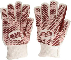 MCR Safety - Size L (9) Nitrile Coated Terry General Protection Work Gloves - For General Purpose, Knit Wrist Cuff, Full Fingered, Natural/White, Paired - Industrial Tool & Supply