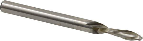 Onsrud - 3/16" Cutting Diam x 5/8" Length of Cut, 2 Flute, Downcut Spiral Router Bit - Uncoated, Right Hand Cut, High Speed Steel, 2-7/8" OAL x 1/4" Shank Diam, Double Edge, 19 to 32° Helix Angle - Industrial Tool & Supply