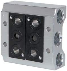 ARO/Ingersoll-Rand - 2 Station 18mm Manifold Stacking Solenoid Valve - For Use with 2 Station - Industrial Tool & Supply