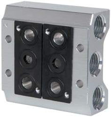 ARO/Ingersoll-Rand - 2 Station 18mm Manifold Stacking Solenoid Valve - For Use with 2 Station - Industrial Tool & Supply