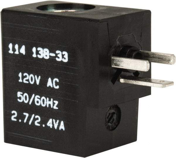 ARO/Ingersoll-Rand - 120 VAC Coil Stacking Solenoid Valve - For Use with Sierra 18mm & Premair Valves - Industrial Tool & Supply