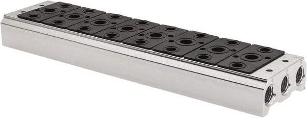 ARO/Ingersoll-Rand - 1/4", 1/4" 8 Station Manifold Stacking Solenoid Valve - For Use with 8 Station - Industrial Tool & Supply