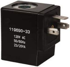 ARO/Ingersoll-Rand - 30mm 120 VAC Coil Stacking Solenoid Valve - For Use with Stacking Solenoid Valves - Industrial Tool & Supply