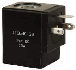 ARO/Ingersoll-Rand - 30mm 24 VDC Coil Stacking Solenoid Valve - For Use with 1/4 NPT - Industrial Tool & Supply