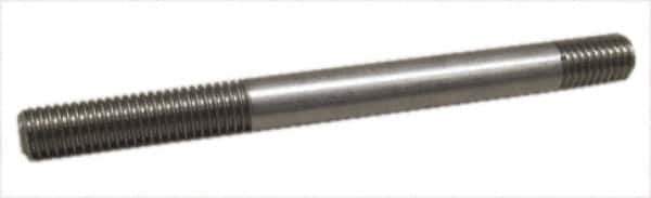 Gibraltar - 3/4-10 2-1/4" OAL Equal Double Threaded Stud - Carbon Steel, Black Oxide Finish, 3/4" Equal Thread Length - Industrial Tool & Supply