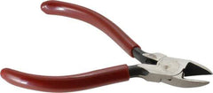 Proto - 4-7/16" OAL, Cutting Pliers - 19/32" Jaw Length x 9/16" Jaw Width, Round Head, Plastisol Handle - Industrial Tool & Supply