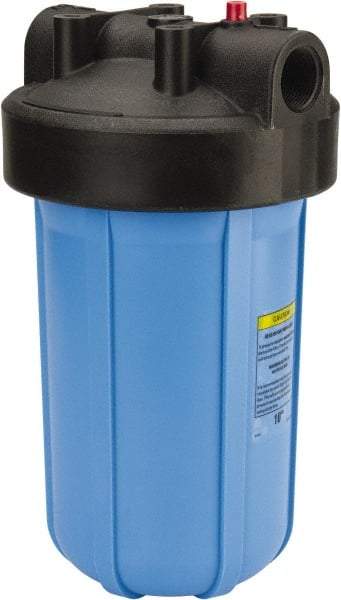 Pentair - 7-1/4 Inch Outside Diameter, 15 Inch Cartridge Length, 50 Micron Rating, Cartridge Filter Assembly - 1 Inch Pipe, Reduces Sediment - Industrial Tool & Supply