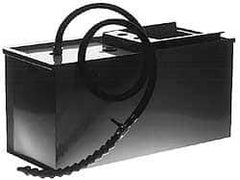 Little Giant Pumps - 10 Gallon Tank Capacity, 3/8" Nozzle Diam, 4' Coolant Line, Painted Metal Tank, Flexible Nozzle, Flood Coolant System - 25" Tank Length x 10" Tank Width x 11-3/8" Tank Height, Pump not Included - Industrial Tool & Supply