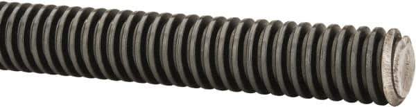 Keystone Threaded Products - TR20x4.0 Acme, 2m Long, Alloy Steel Trapezoidal Roll Metric Threaded Rod - Black Oxide Finish, Right Hand Thread - Industrial Tool & Supply