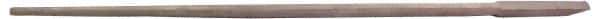 Ampco - 60" OAL Nonsparking Pry Bar - 1-1/4" Wide, Aluminum Bronze - Industrial Tool & Supply