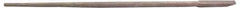 Ampco - 60" OAL Nonsparking Pry Bar - 1-1/4" Wide, Aluminum Bronze - Industrial Tool & Supply