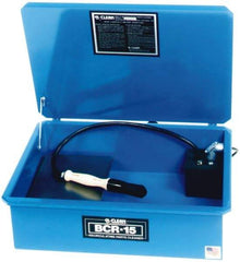 Build-All - Bench Top Solvent-Based Parts Washer - 5 Gal Max Operating Capacity, Steel Tank, 120 Input Volts - Industrial Tool & Supply