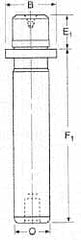 Guide Posts; Attachment Method: Demountable; Outside Diameter (Inch): 2 in; Collar Diameter: 2-1/2; Head Length: 1-15/16; No Description: 4; No Description: 1-53/64; No Description: 6-0016-82-2; Wire: 6-93-1; Length Under Head: 8.0000; No Description: 1-2