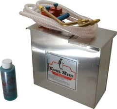 Kool Mist - 2 Outlet, 1 Gal Tank Capacity, Stainless Steel Tank Mist Coolant System - 4' Coolant Line Length, 6" Hose Length, 5/16" Nozzle Diam - Industrial Tool & Supply