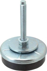 Royal Products - M20 x 1.50 Bolt Thread, Stud Mount Leveling Pad & Mount - 11,000 Max Lb Capacity, 7-3/4" Base Diam - Industrial Tool & Supply