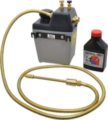 Trico - 1 Outlet, 0.25 Gal Tank Capacity, High Density Polyethylene Tank Mist Coolant System - 5' Coolant Line Length, 6" Hose Length - Industrial Tool & Supply