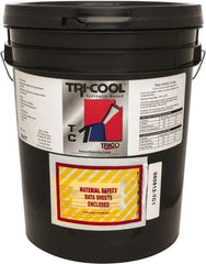 Trico - Tri-Cool TC-1, 5 Gal Pail Cutting Fluid - Synthetic, For Broaching, Grinding, Machining, Tapping - Industrial Tool & Supply