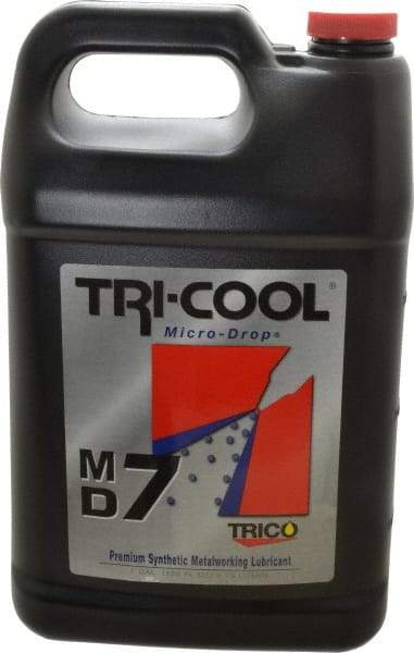 Trico - Micro-Drop MD-7, 1 Gal Bottle Cutting Fluid - Synthetic, For Machining - Industrial Tool & Supply