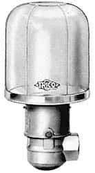 Trico - 1 Outlet, Plastic Bowl, 8 Ounce Constant-Level Oil Reservoir - 1/4 NPT Outlet, 2-5/8" Diam x 6-3/16" High - Industrial Tool & Supply