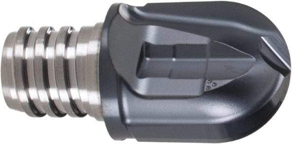 Iscar - MM HCR Grade IC908 Carbide Ball Nose Milling Tip Insert - TiAlN Finish, 2 Flutes, 5/8" Cutting Diam, 0.63" Depth of Cut, 3/4" Extension - Industrial Tool & Supply