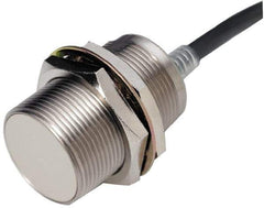 Omron - NPN, 2mm Detection, Cylinder Shielded, Inductive Proximity Sensor - 3 Wires, IP67, 12 to 24 VDC, M8x1 Thread, 8mm Wide - Industrial Tool & Supply