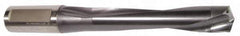 Sumitomo - 9/16" 140° Solid Carbide Jobber Drill - TiAlN Finish, Right Hand Cut, Spiral Flute, Round with Flats Shank, 5-11/16" OAL, V-Point Point - Industrial Tool & Supply