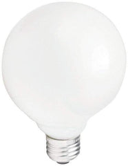 Philips - 400 Watt Incandescent Decorative Medium Screw Lamp - 2,700°K Color Temp, 6,645 Lumens, 120, 130 Volts, Dimmable, G30, 800 hr Avg Life - Industrial Tool & Supply