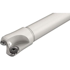 Iscar - 32mm Cut Diam, 6mm Max Depth of Cut, 25mm Shank Diam, 180mm OAL, Indexable Square Shoulder End Mill - Cylindrical Shank, Series ChamMill - Industrial Tool & Supply