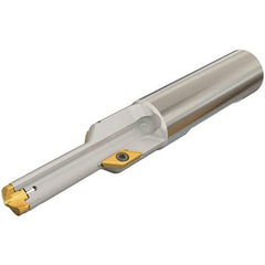 Iscar - 0.681 to 0.708" Diam, 1.4" Max Depth, 1" Shank Diam, 4.4" OAL, Replaceable Tip Drill - AOMT, IDI-SG, IDI-SK Insert, DCT Toolholder, Series ChamDrill - Industrial Tool & Supply