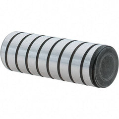 Holo-Krome - 1/2" Diam x 1-1/2" Pin Length 4000 Alloy Steel Pull Out Dowel Pin - Black Luster Finish, C 47-58 & C 60 (Surface) Hardness, 1 Beveled & 1 Threaded End - Industrial Tool & Supply