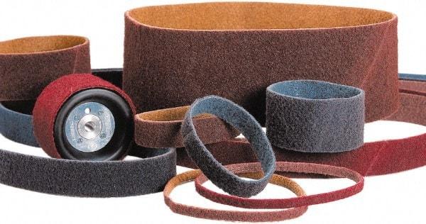 Standard Abrasives - 1/2" Wide x 18" OAL, 240 Norax Grit, Aluminum Oxide Abrasive Belt - Aluminum Oxide, Very Fine, Nonwoven - Industrial Tool & Supply