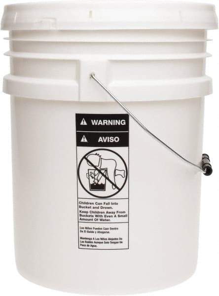Made in USA - Poly Drum - 5 Gallon Container - Industrial Tool & Supply