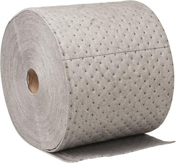 Brady SPC Sorbents - 23 Gal Capacity per Package, Universal Roll - 150' Long x 15" Wide, Polypropylene - Industrial Tool & Supply