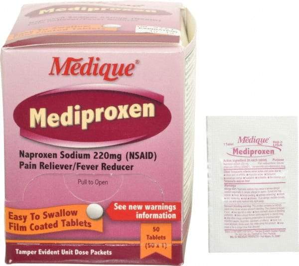 Medique - Mediproxen Tablets - Headache & Pain Relief - Industrial Tool & Supply