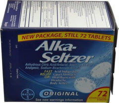 Medique - Original Flavor Alka Seltzer Tablets - Antacids & Stomach Relief - Industrial Tool & Supply