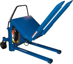 Vestil - 6,000 Lb Load Limit, Standard Portable Tilting Table - 90° Tilting Angle, 3-5/8' Low Height - Industrial Tool & Supply
