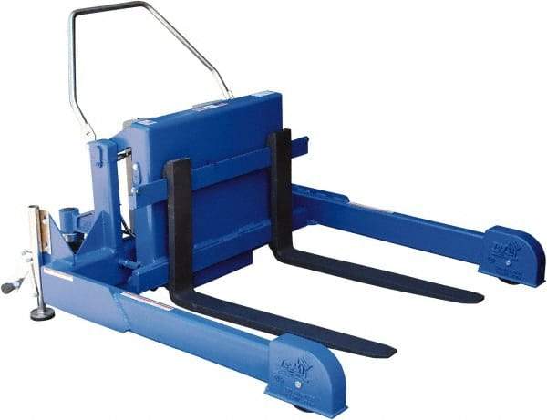 Vestil - 6,000 Lb Load Limit, Straddle Portable Tilting Table - 90° Tilting Angle, 3-5/8' Low Height - Industrial Tool & Supply