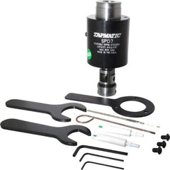 Tapmatic - Model SPD-7, No. 10 Min Tap Capacity, 5/8 Inch Max Mild Steel Tap Capacity, JT3 Mount Tapping Head - 24100 (2441), 24000 (J440) Compatible, Includes Tap Clamping Wrenches, for CNC and Manual Machines - Exact Industrial Supply