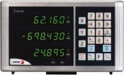 Fagor - 3 Axis, 30" X-Axis Travel, 12" Y-Axis Travel, 6" Z-Axis Travel, Milling DRO System - 0.1µm Resolution, 5µm Accuracy, LED Display - Industrial Tool & Supply