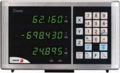 Fagor - 3 Axis, 40" X-Axis Travel, 18" Y-Axis Travel, 6" Z-Axis Travel, Milling DRO System - 0.1µm Resolution, 5µm Accuracy, LED Display - Industrial Tool & Supply